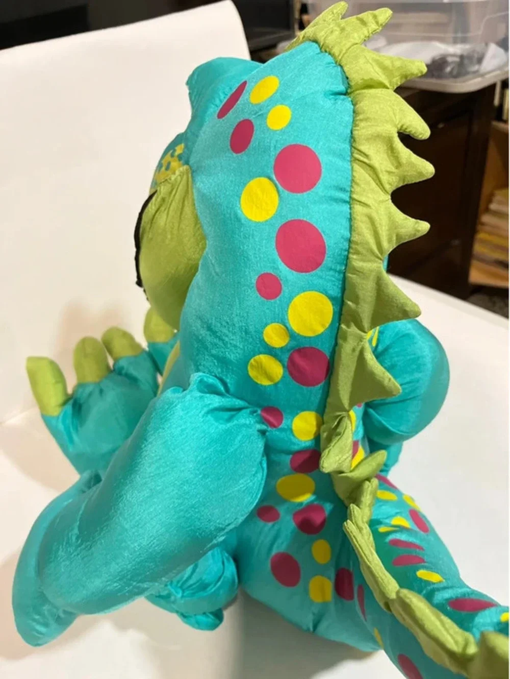 Publix Dinosaur Plush Mascot Publixaurus Green Nylon Pluffy Material 16 Inch